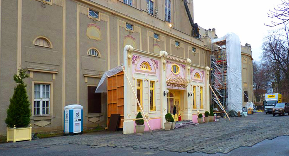 Eingang Grand Budapest Hotel